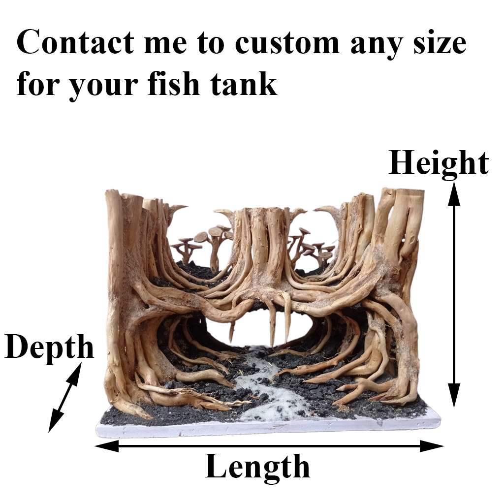 Aquarium Driftwood Aquascape Hardscape Rock Fish Tank Decor Ideas 2
