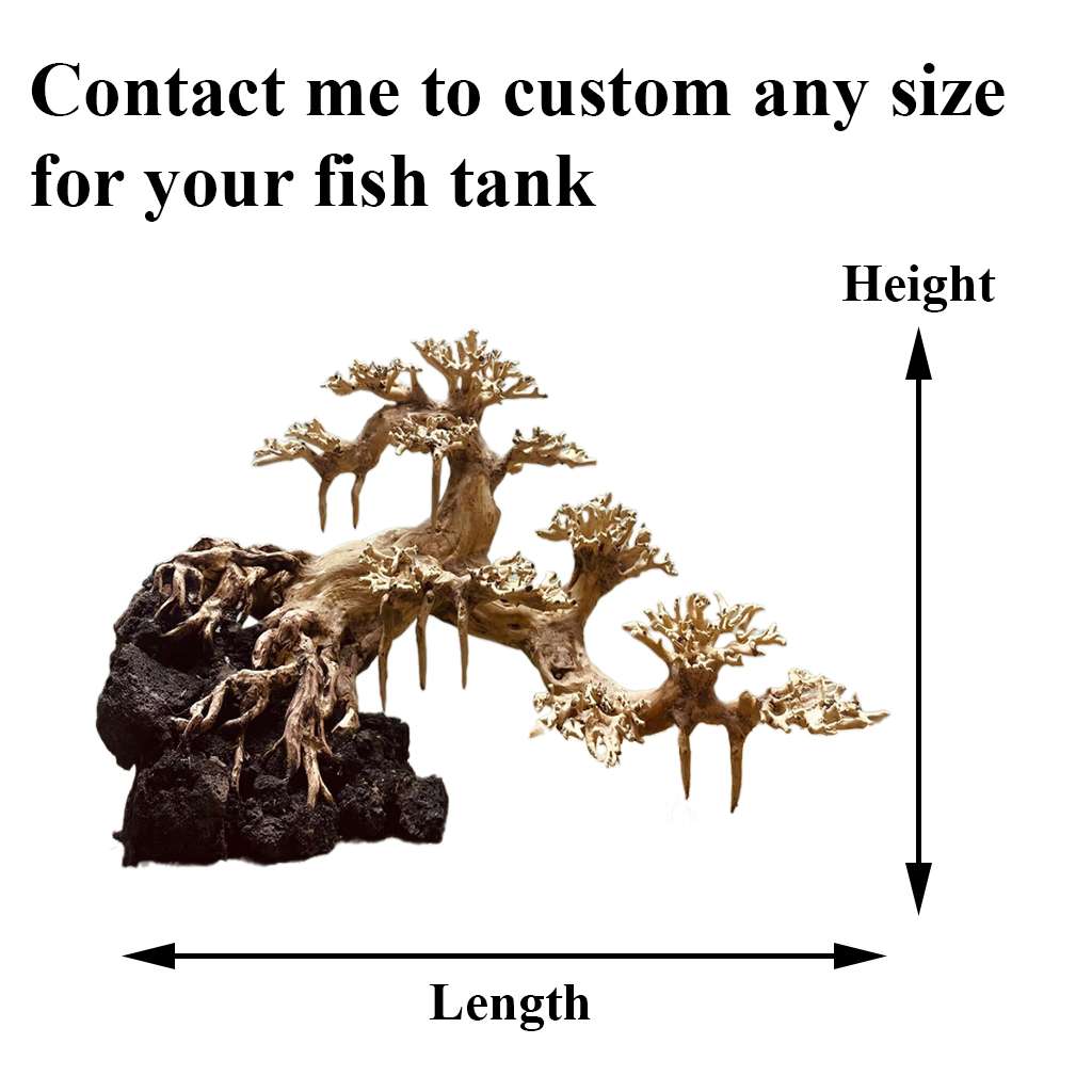 Bonsai Driftwood Aquarium Natural Fish Tank Decor 2