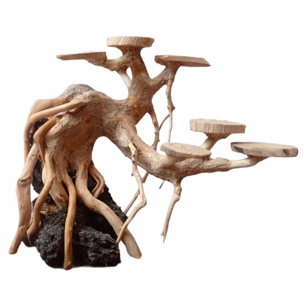 Cute Fish Tank Decor Aquarium Bonsai Driftwood Tree 1