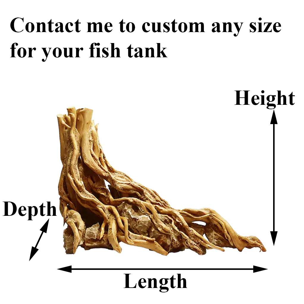Driftwood Aquarium Tree Stump Decoration Ideas For Fish Tank 2