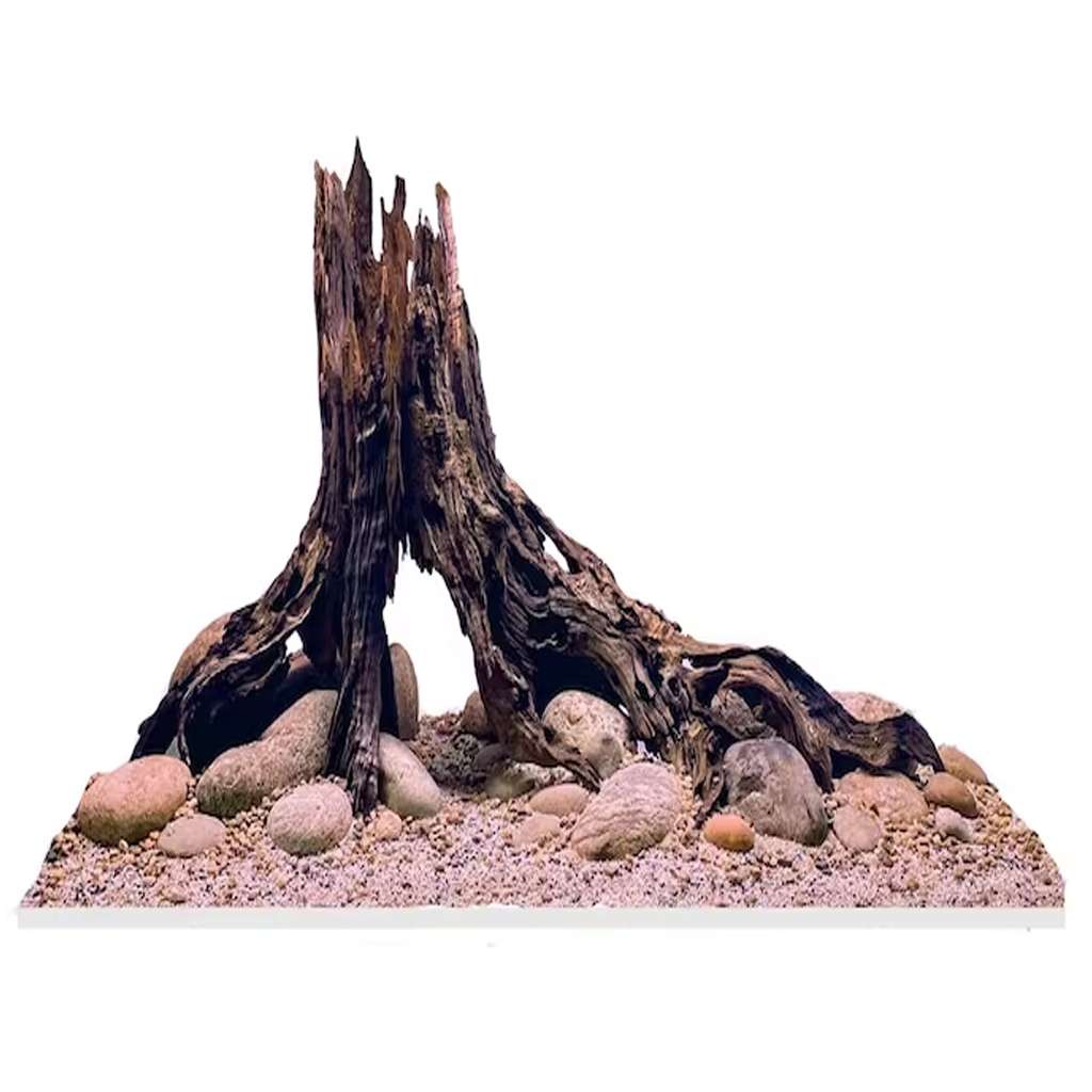 Driftwood Stump Aquarium Tree Fish Tank Decoration Ideas 1