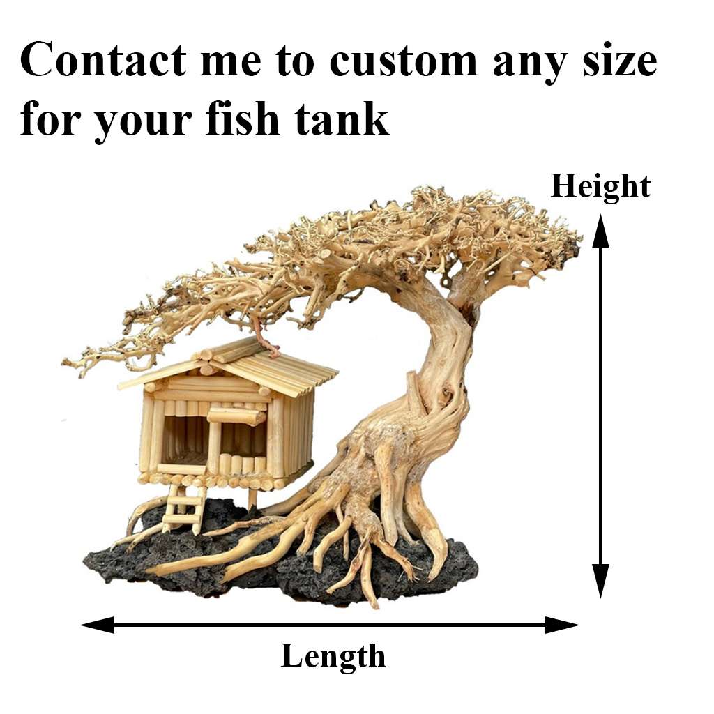 Ideas For Aquarium Decor Driftwood Bonsai Tree 2