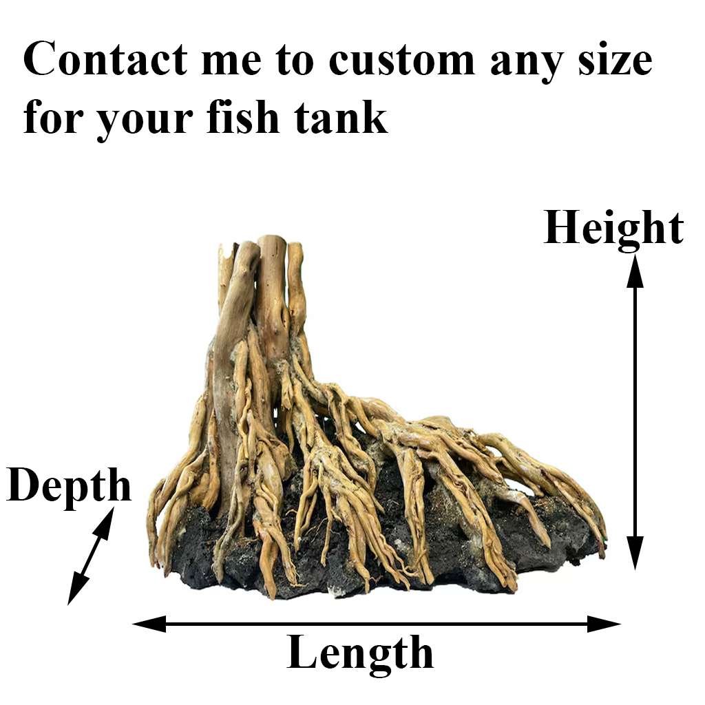 Tree Stump Driftwood Ideas For Aquarium Cute Fish Tank Decor 2